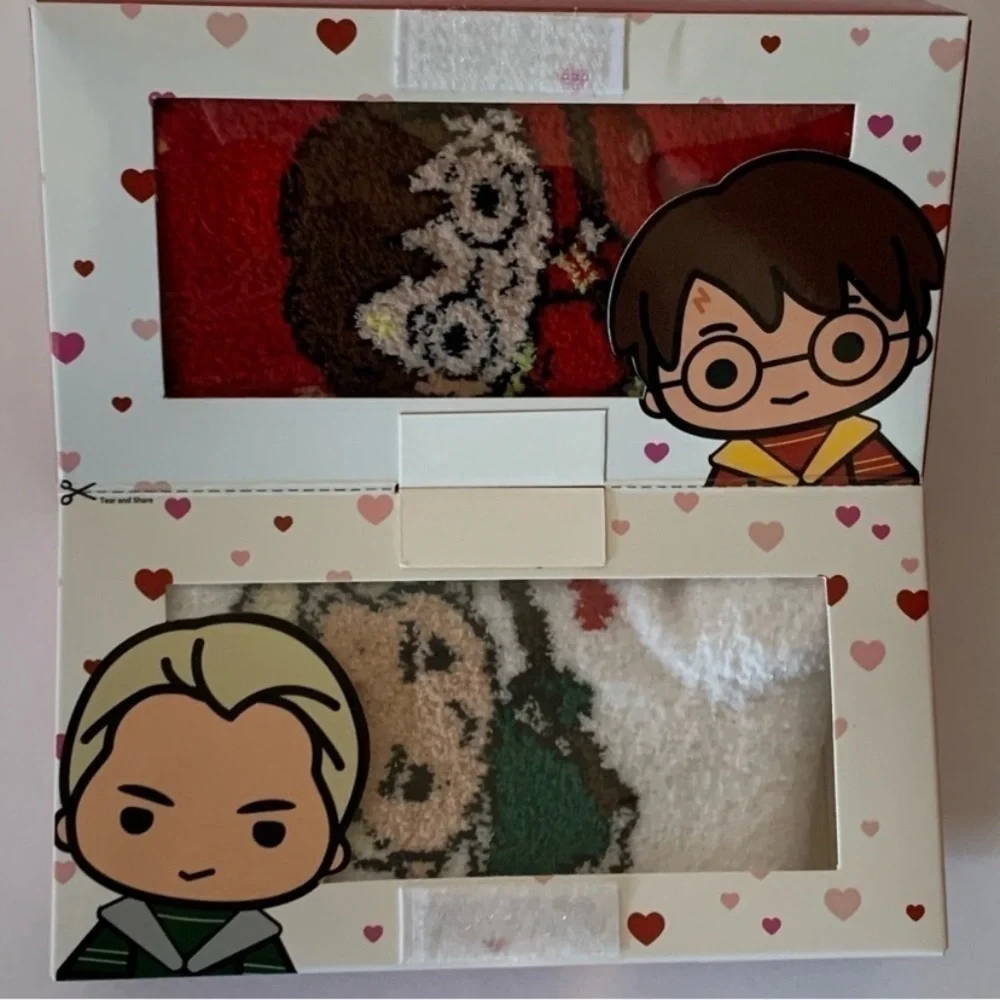 NIB. HARRY POTTER 2 Pair Valentine’s Socks